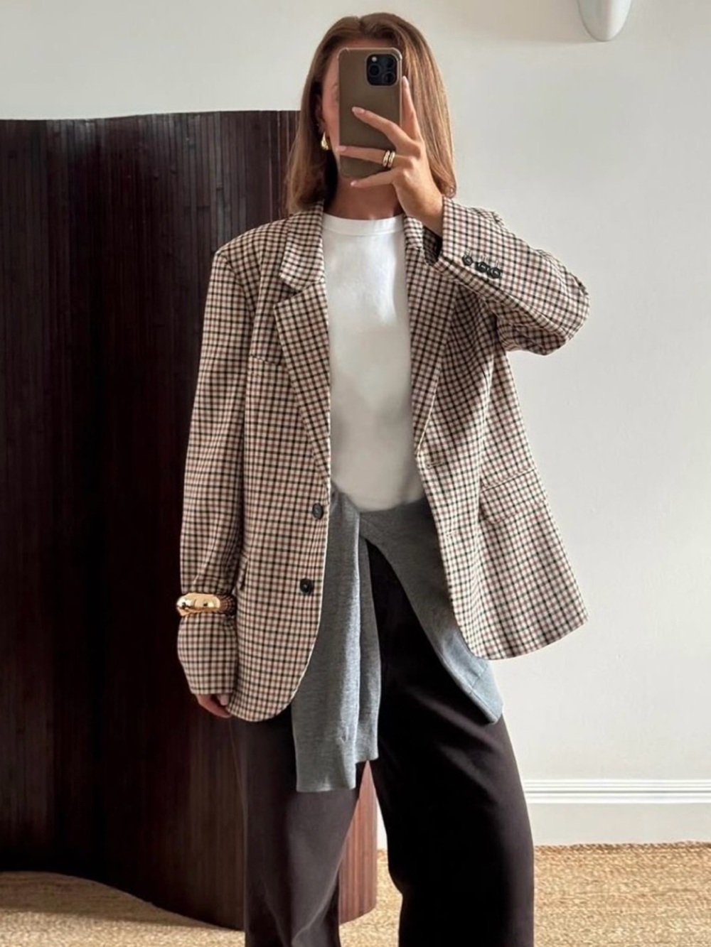 NWOT HOUSE OF HARLOW PLAID BLAZER ✨💼 - Picture 1 of 5